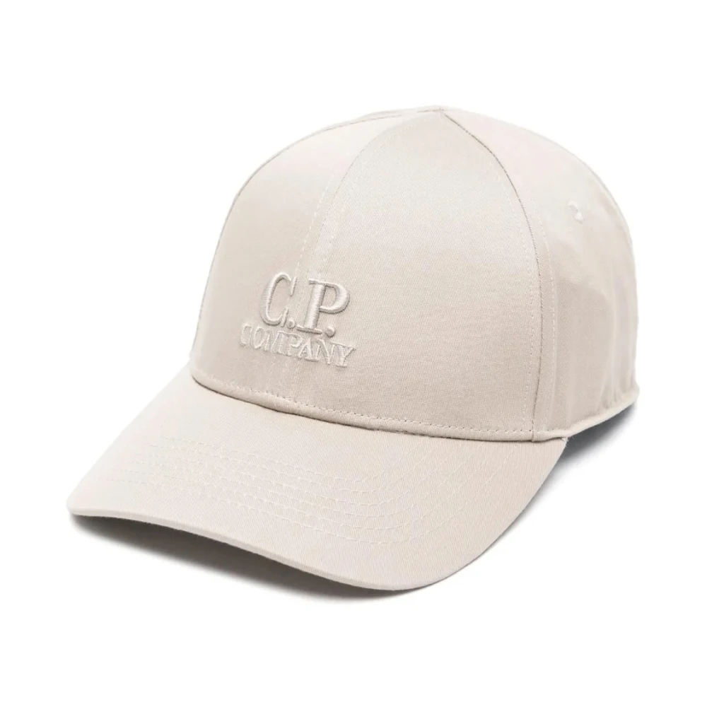 C.P. Company Vintage Baseball Cap in Khaki Beige Heren