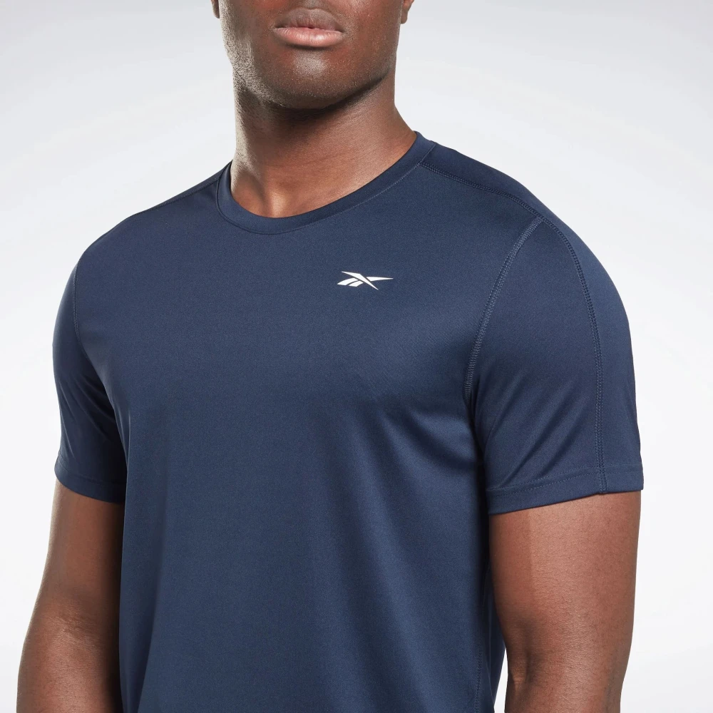 Reebok Prestatie Tech Tee Blue Heren
