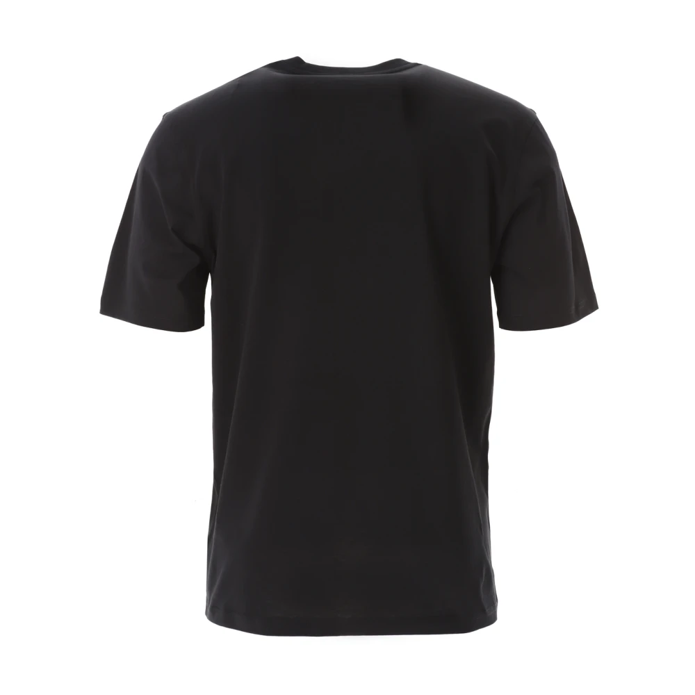 Moschino Biologisch Katoen Liefde Vertrouwen T-shirt Black Heren