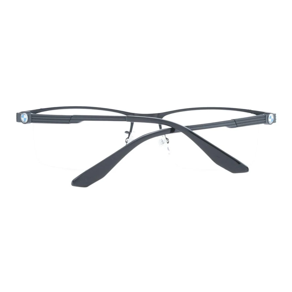 BMW Titanium Rechthoekige Optische Monturen Black Heren
