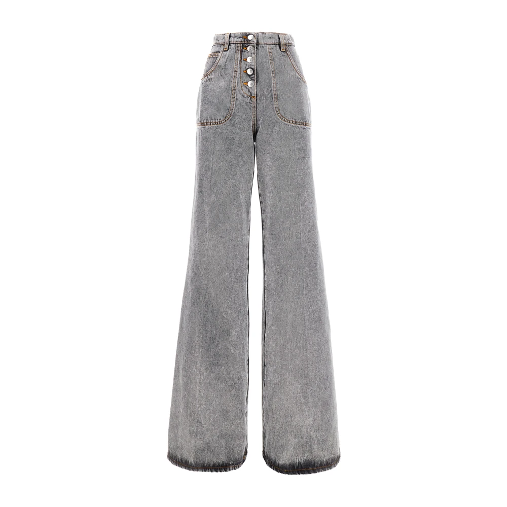 ETRO Klassieke Denim Jeans voor dagelijks gebruik Gray Dames