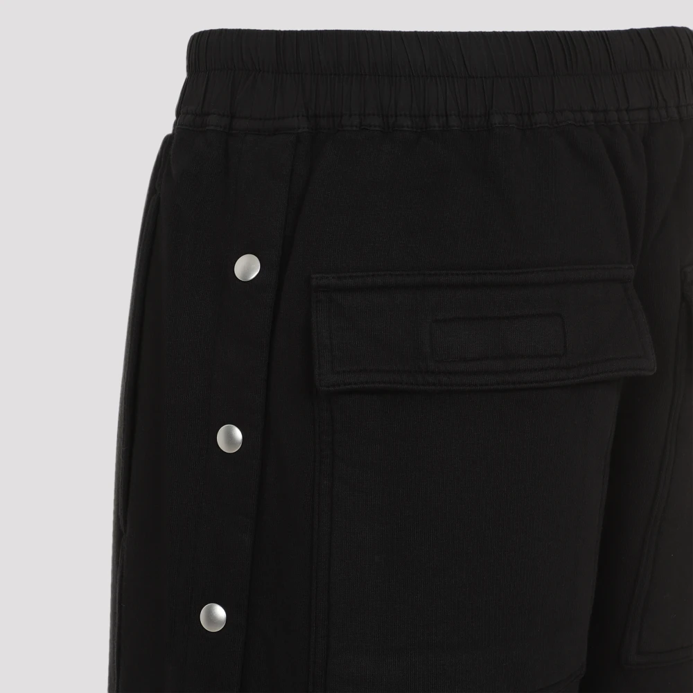 Rick Owens Zwarte Broek Aw24 Stijlvolle Herenkleding Black Heren