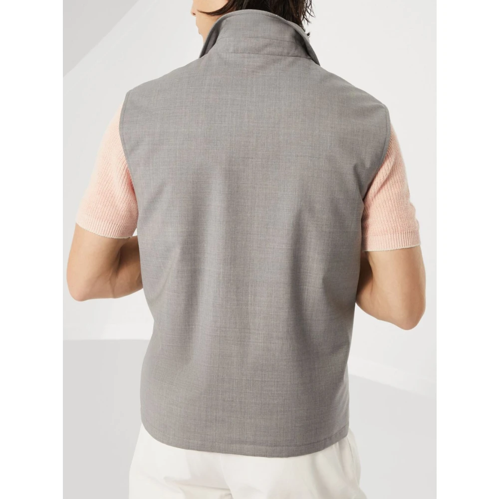 BRUNELLO CUCINELLI Stijlvolle Jassen voor Mannen Gray Heren