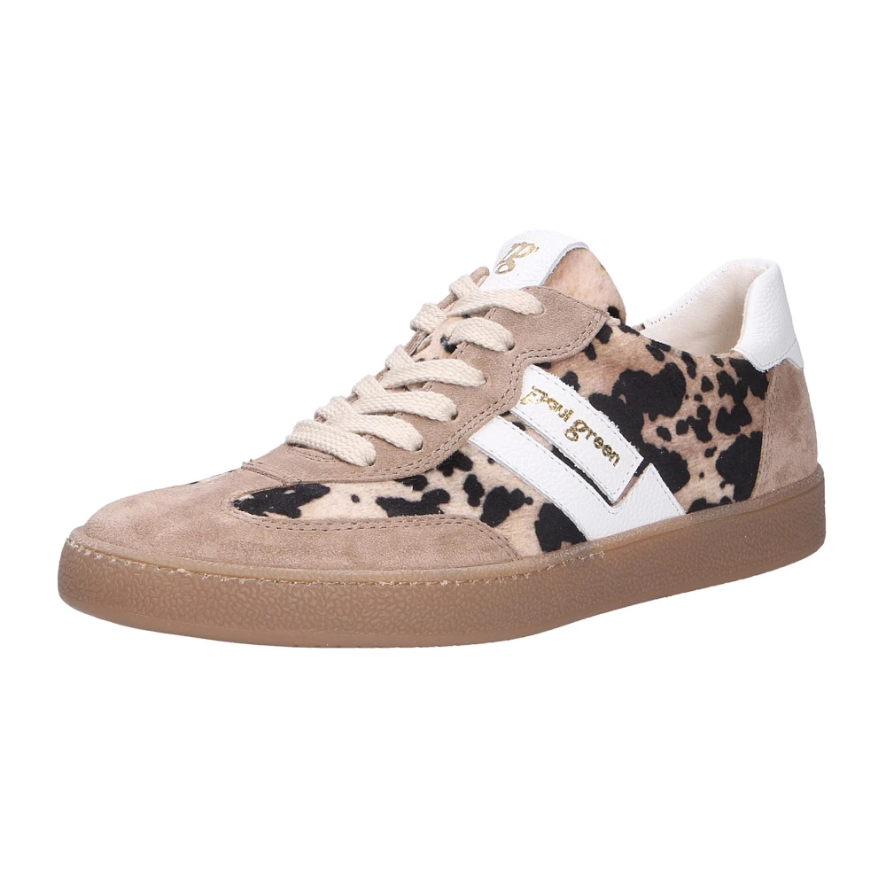 Paul Sportieve veter schoen Dames Schoenen Beige
