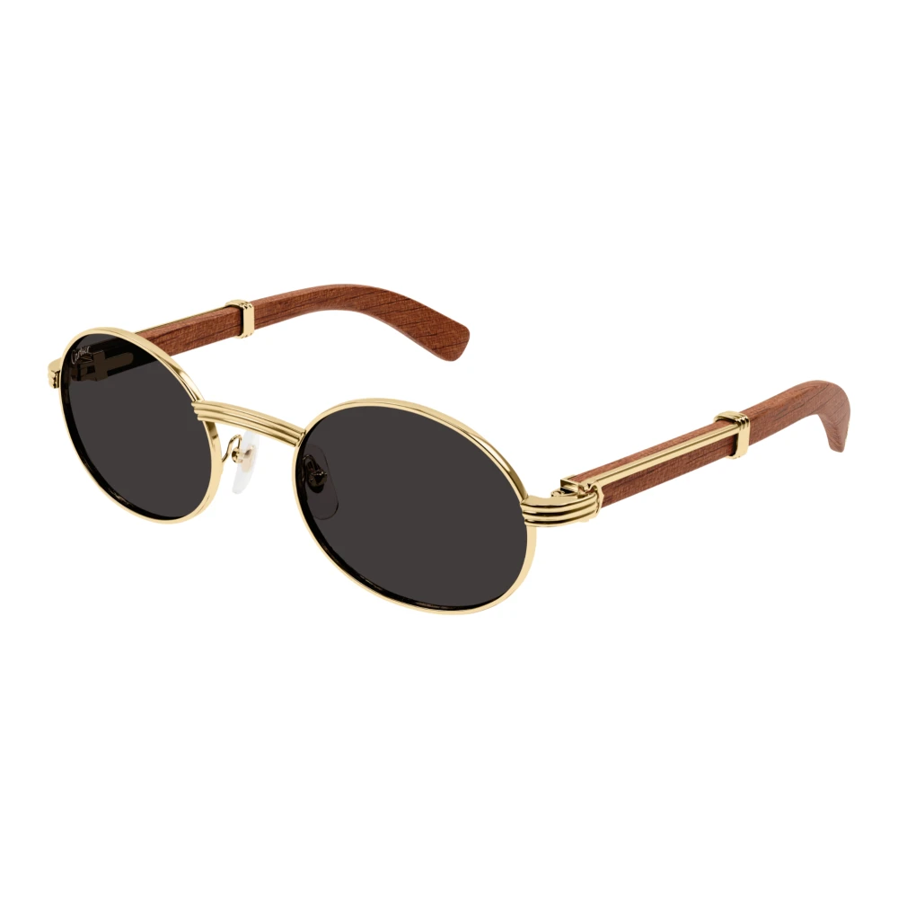 Cartier Men's Yellow Sunglasses, 53 Mm, Ct0464s Sunglasses