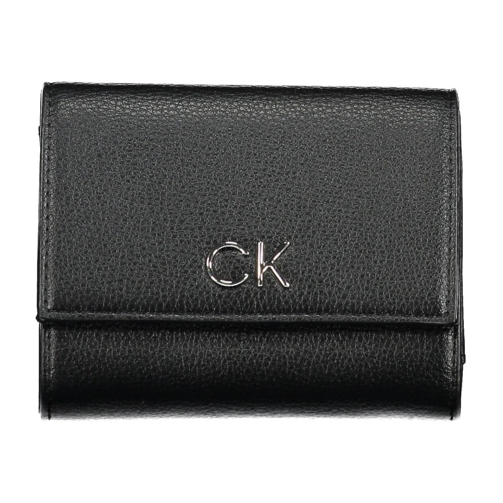 Calvin Klein Damesportemonnee Zwart RFID-blokkering Black Dames