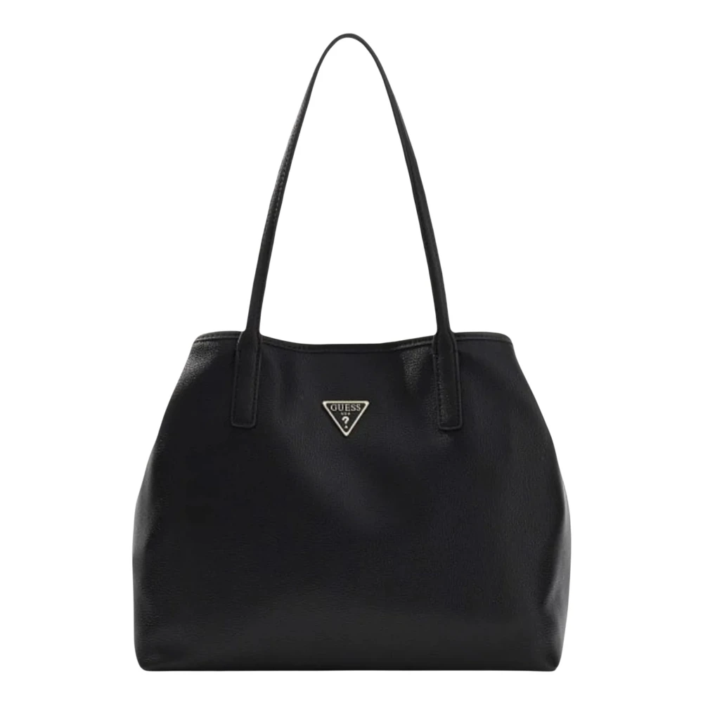 Guess Women's Black Shopping Bags, One Size, Victoria Tote