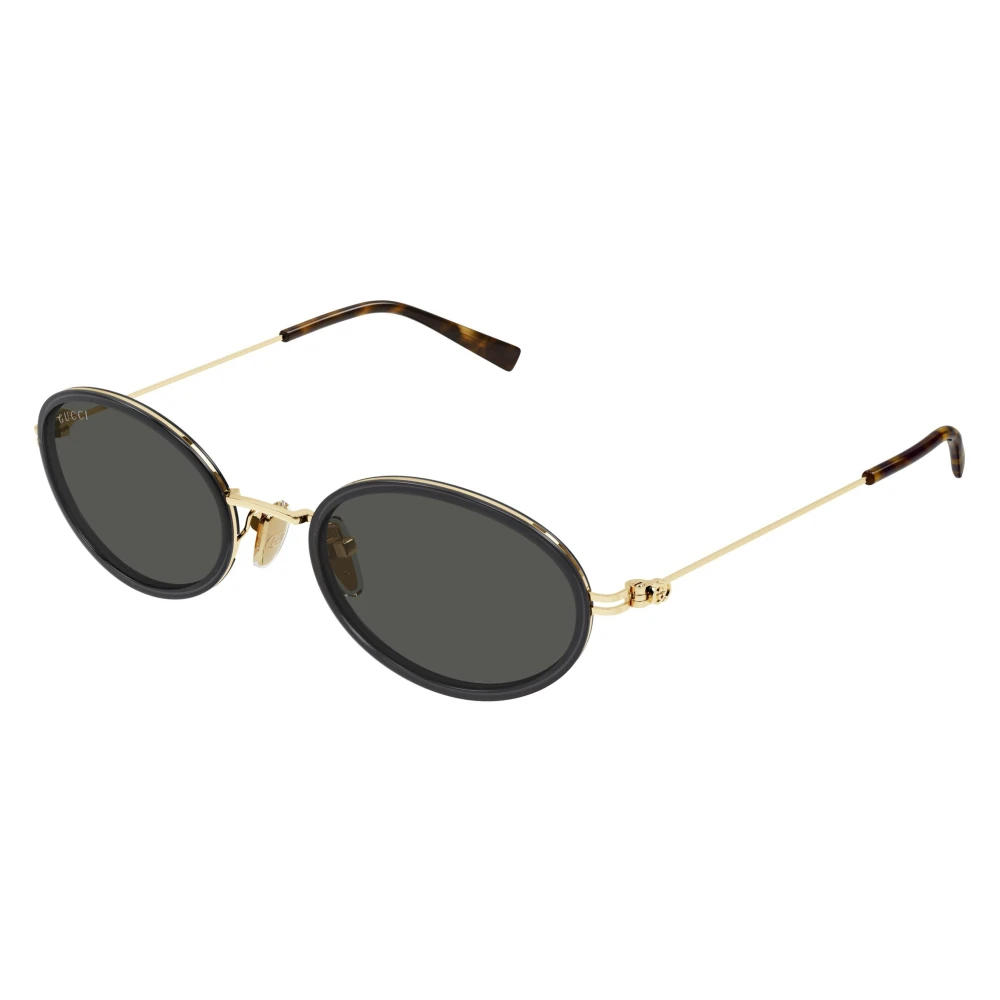 Gucci Unisex Gray Round Sunglasses - Sunglasses - 52 Mm - Accessories