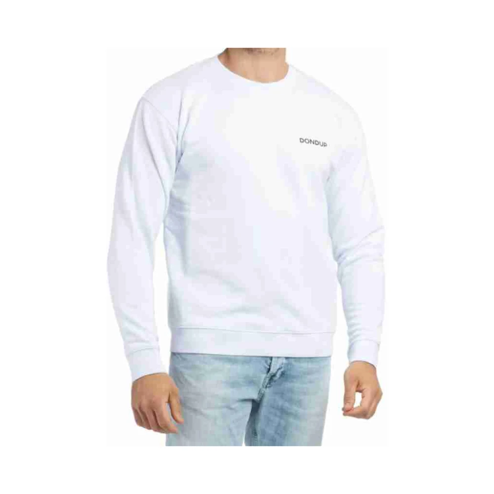 Dondup Felpa Sweatshirt White Heren