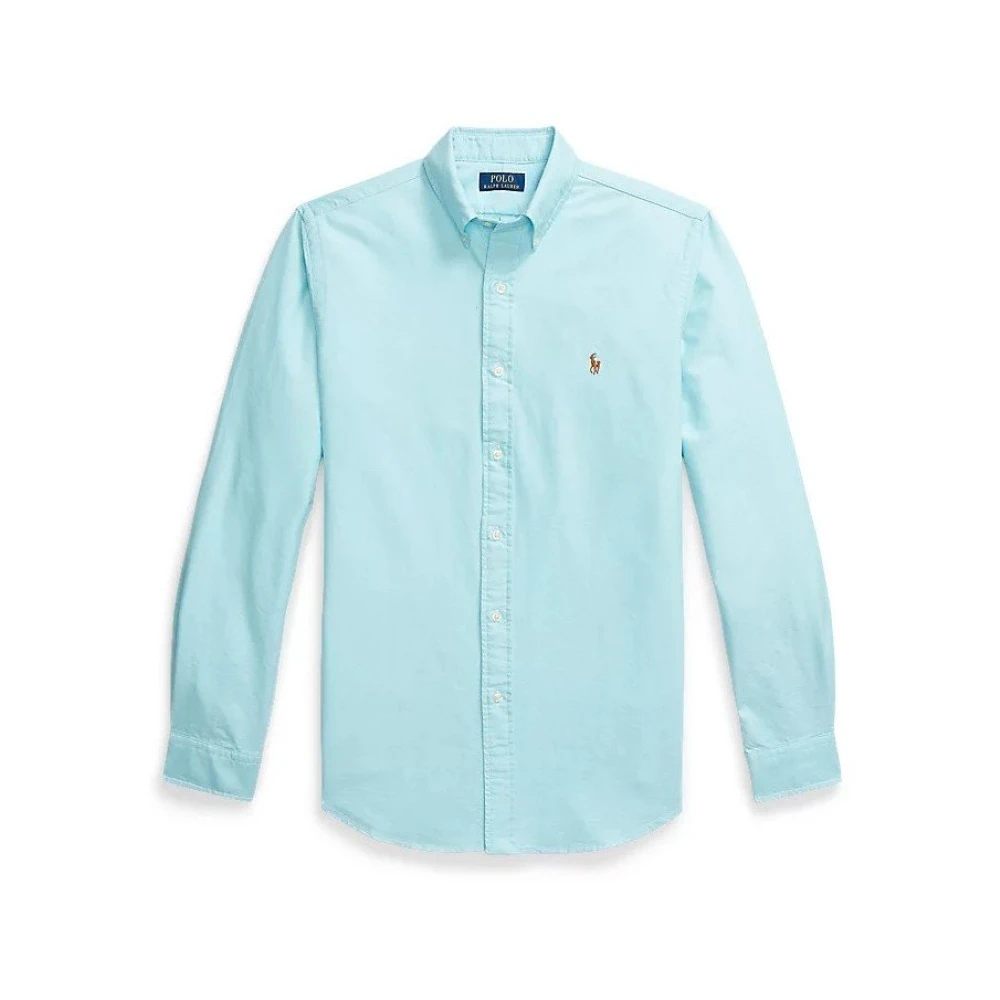 Polo Ralph Lauren Blå Långärmad Sportskjorta