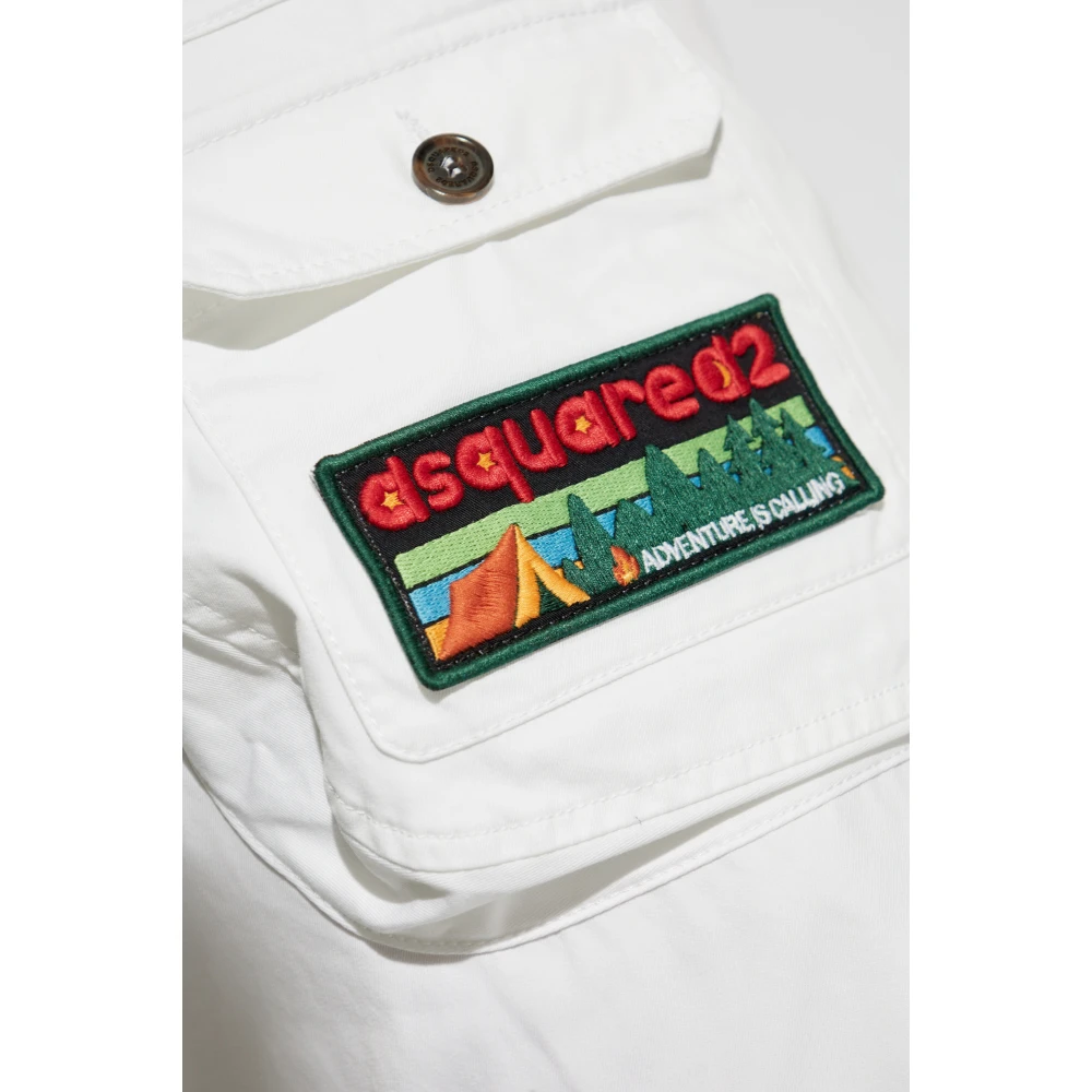 Dsquared2 Broek met zakken White Heren
