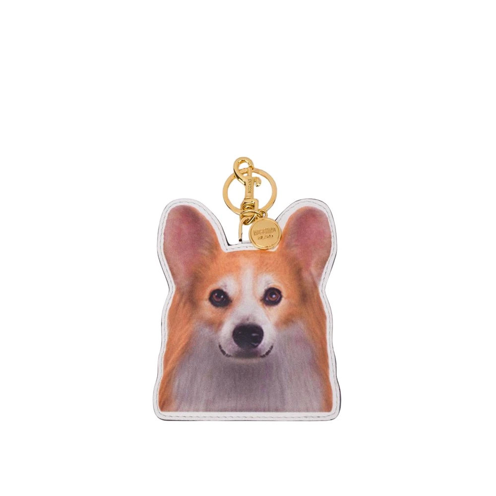 Moschino Unisex Printed Keychain
