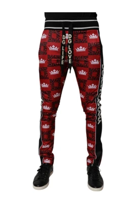 Joggingbyxor med tryckt logotyp