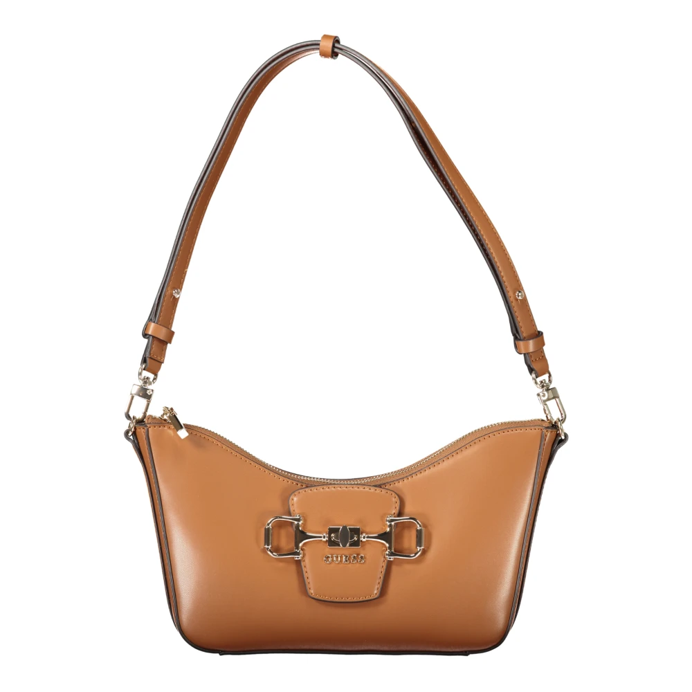 Guess , Shoulder Bags, Female, Brown, One Size, Janie Bag