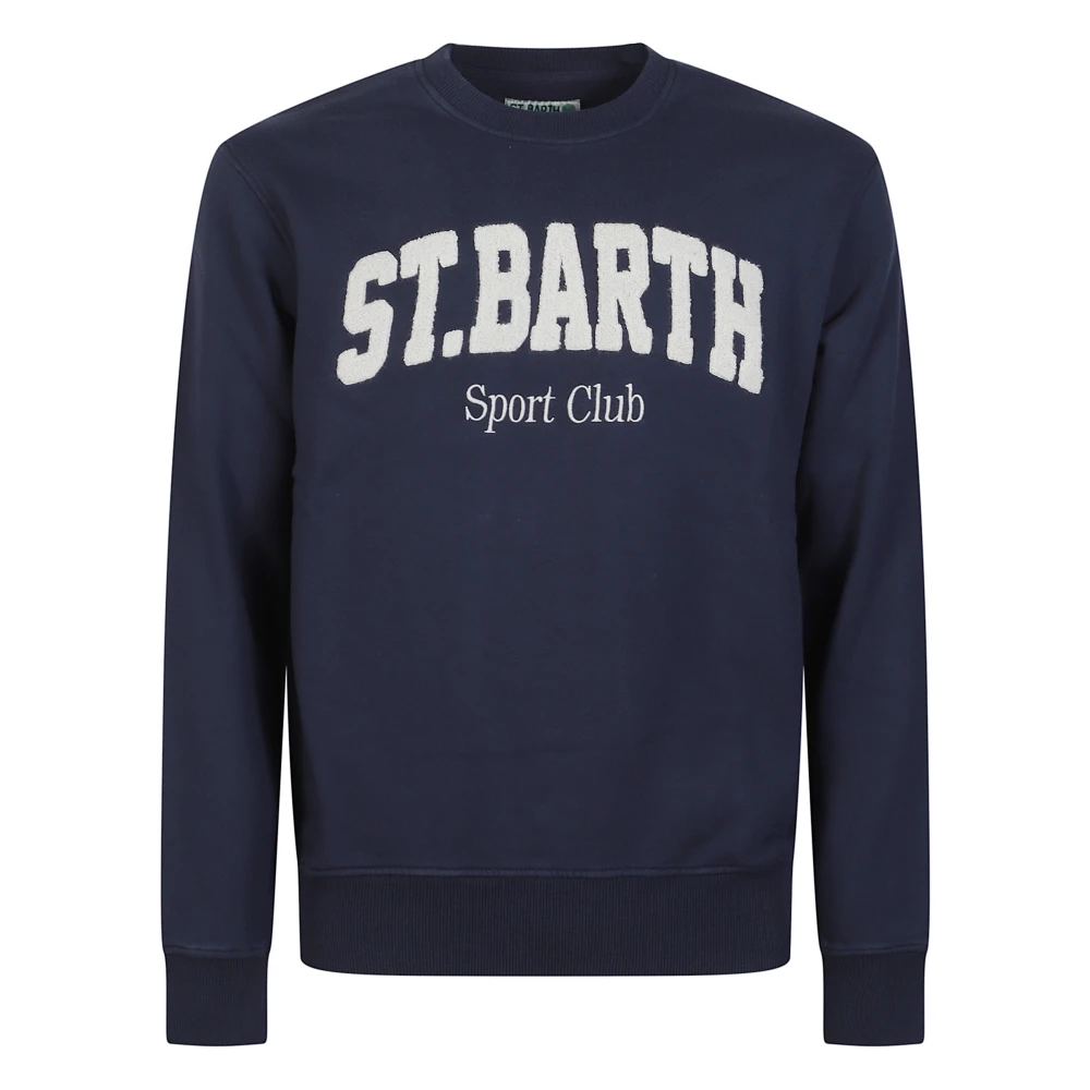 Mc2 Saint Barth Men's Blue Sweatshirts, L, Ponza Sweatshirt