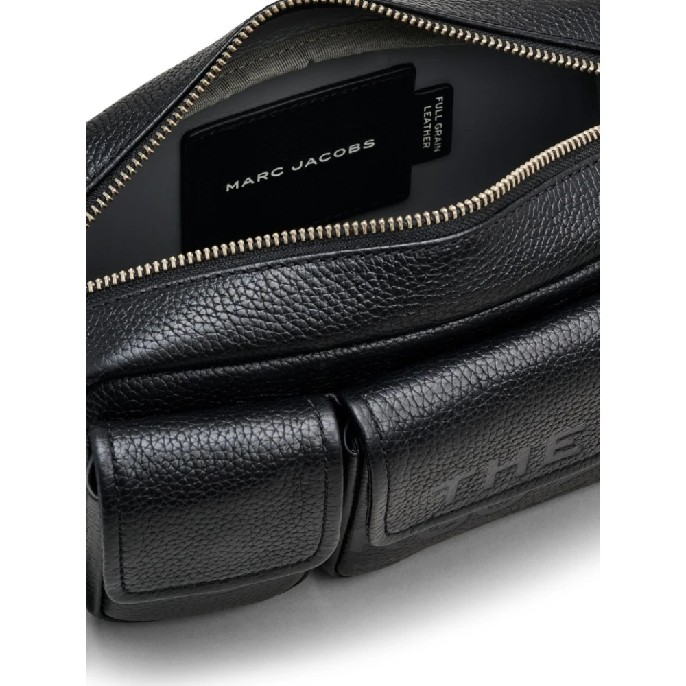 Marc Jacobs Leren Cargo Tas Black Dames