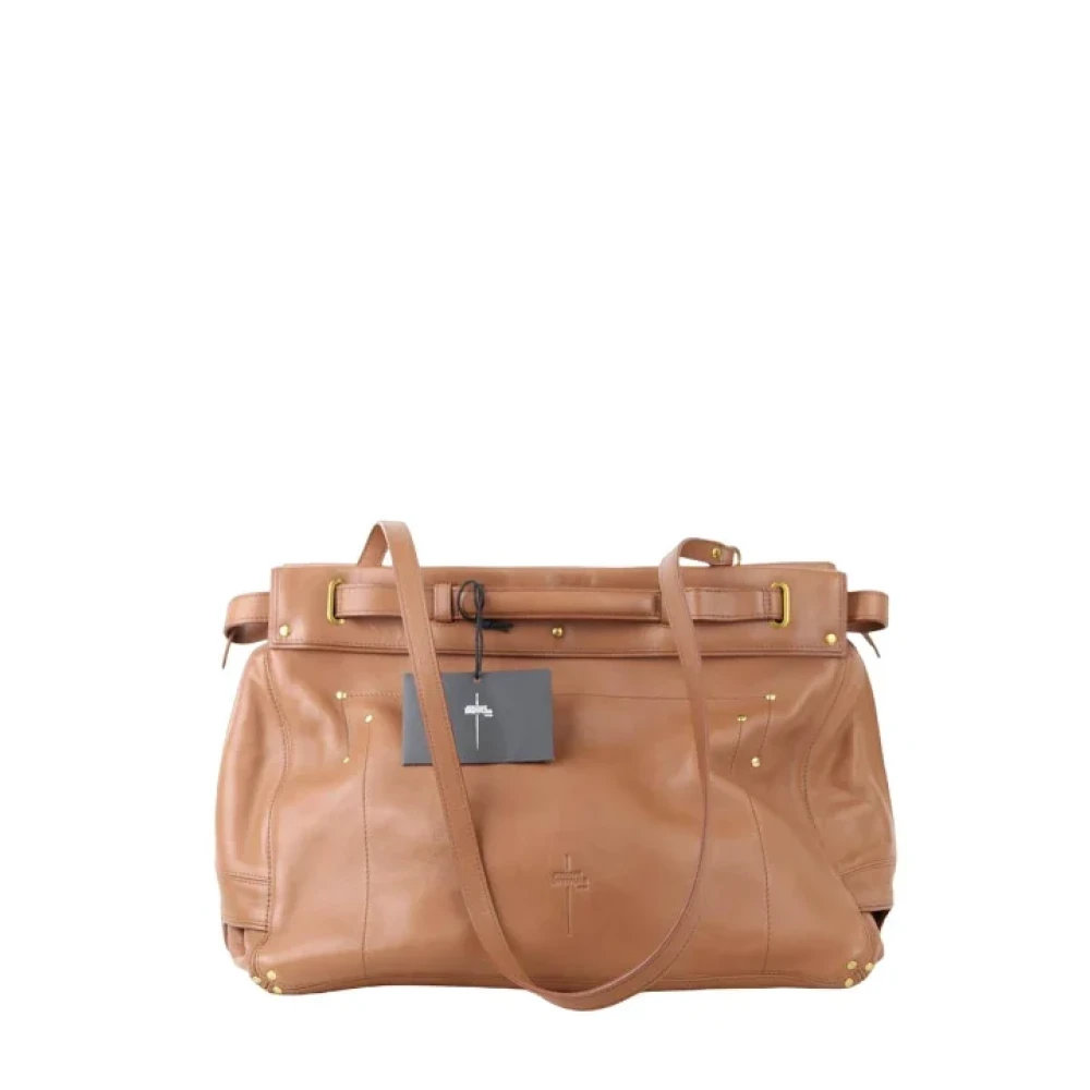 Jérôme Dreyfuss Pre-owned Leather handbags Brown Dames