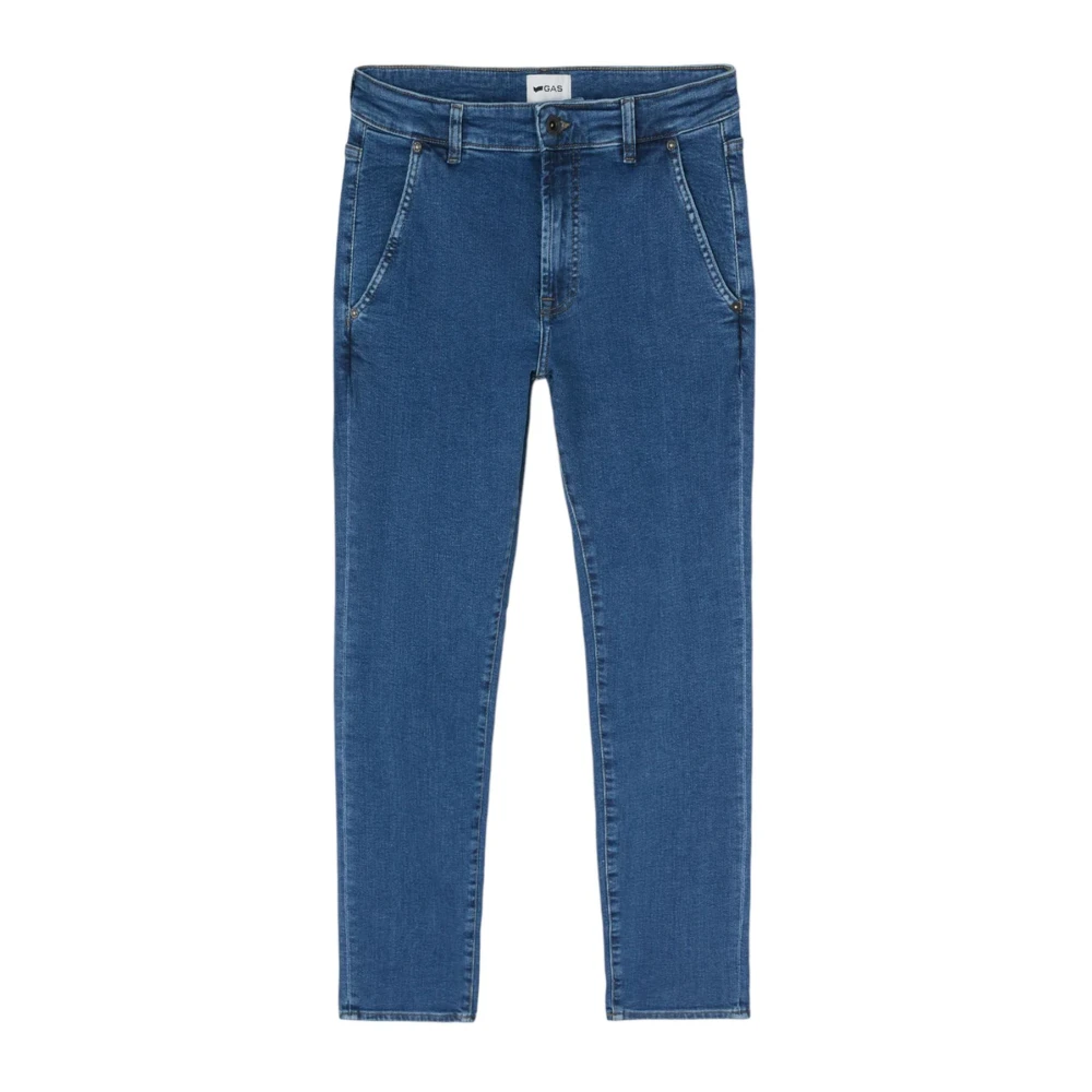 GAS Klassieke Denim Jeans Blue Heren