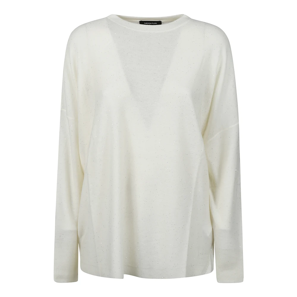 Knitwear > Round-neck Knitwear - - Fabiana Filippi - Modalova
