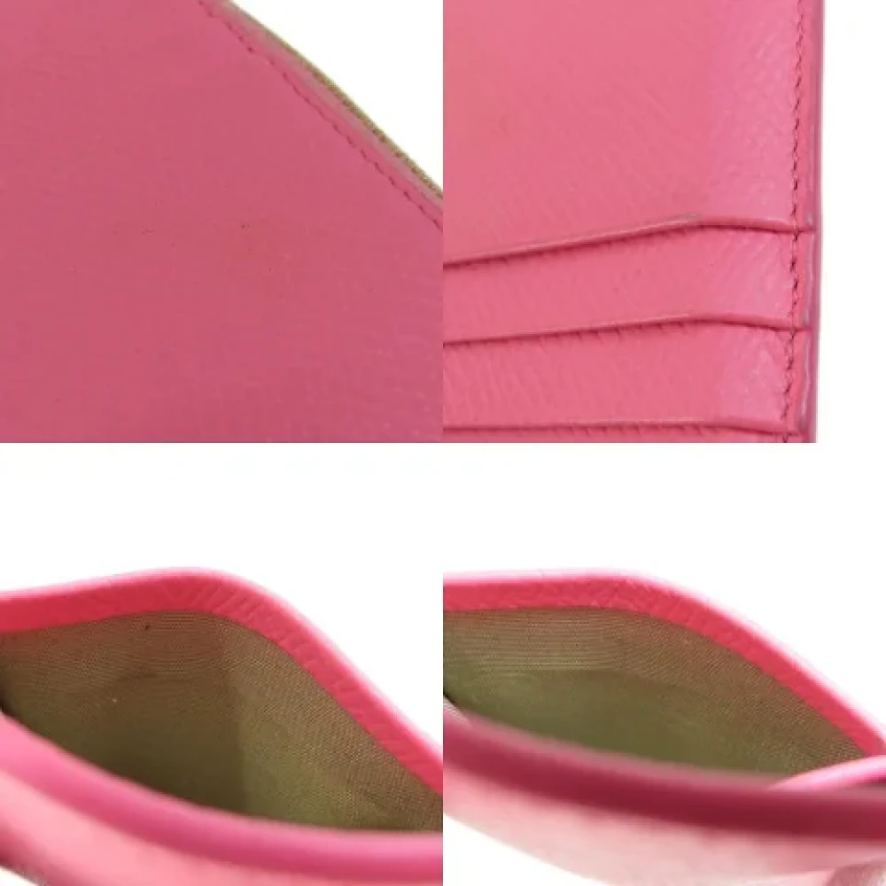 Celine Vintage Pre-owned Leather home-office Pink Dames
