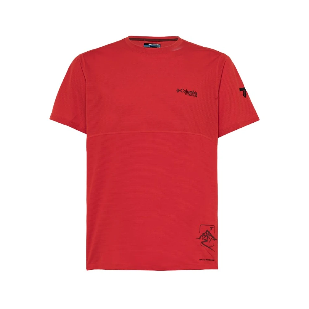 Columbia T-Shirts Red Heren