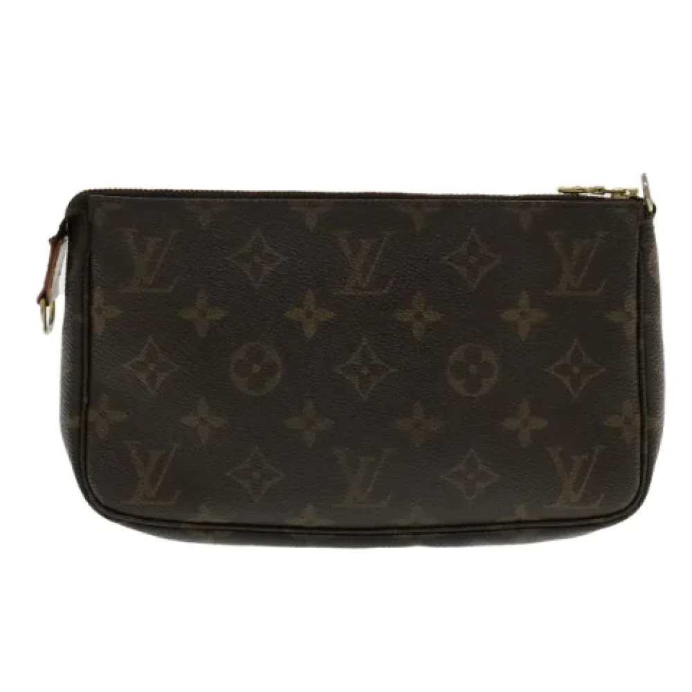 Louis Vuitton Vintage Pre-owned Canvas pouches Brown Dames