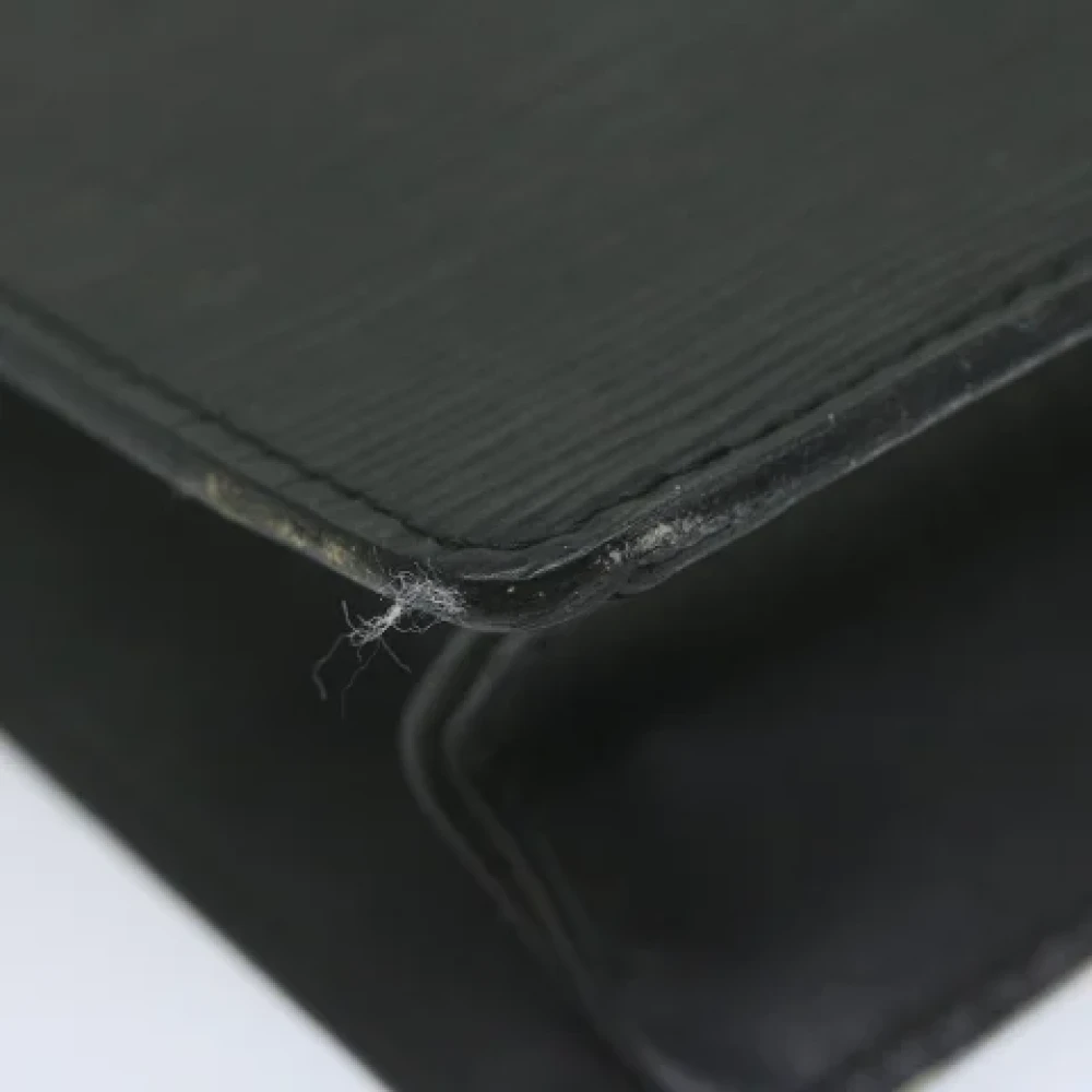 Louis Vuitton Vintage Pre-owned Leather clutches Black Dames