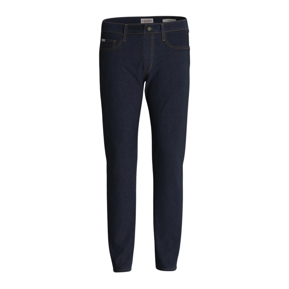 Guess Blauwe Slim Fit Denim Jeans Blue Heren