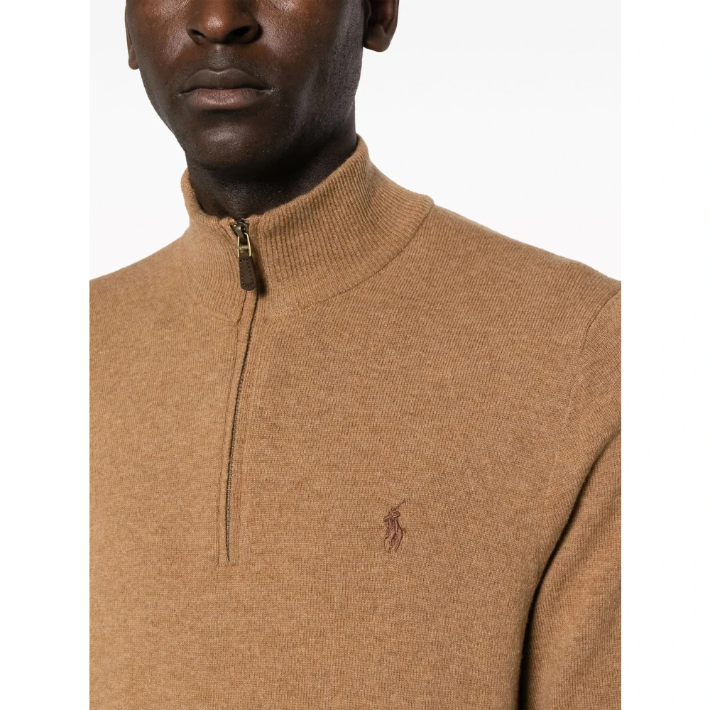 Polo Ralph Lauren Latte Brown Heather Pullover Sweater Brown Heren