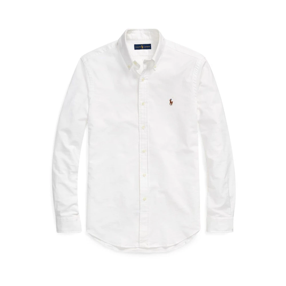 Ralph Lauren Slim Fit Oxford Skjorta White, Herr