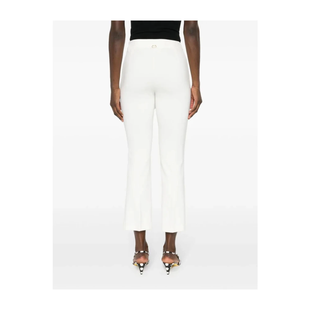 Twinset Neve Cropped Broek White Dames