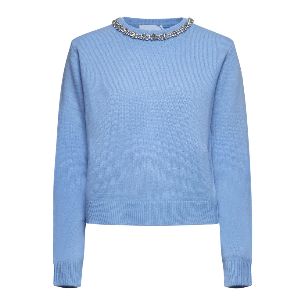 Kaos Heldere Blauwe Sweater Collectie Blue Dames