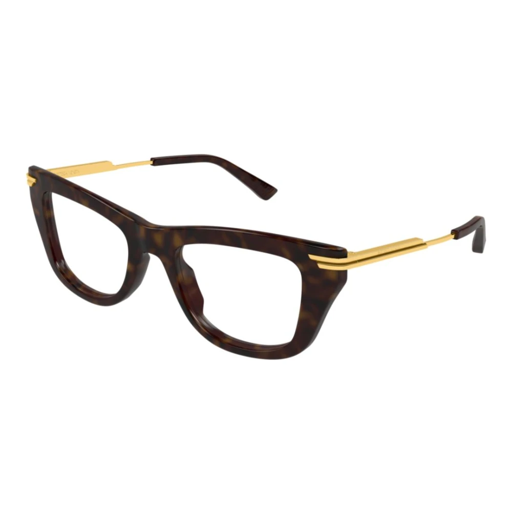 Bottega Veneta Women's Brown Glasses, 50 Mm, Squared Eyeglasses