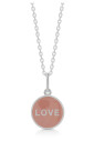 love-ketting-in-roze-zilver-emaille