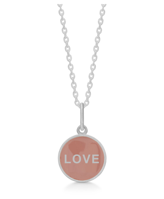 love-ketting-in-roze-zilver-emaille
