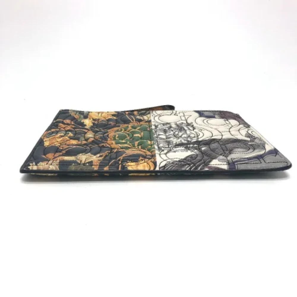 Salvatore Ferragamo Pre-owned Leather clutches Multicolor Heren