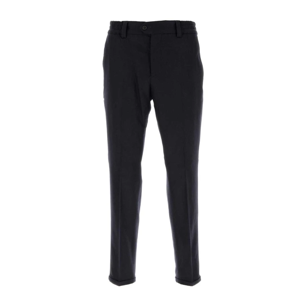 Pt Torino Herren Blau Tailored Wollmischung Hose