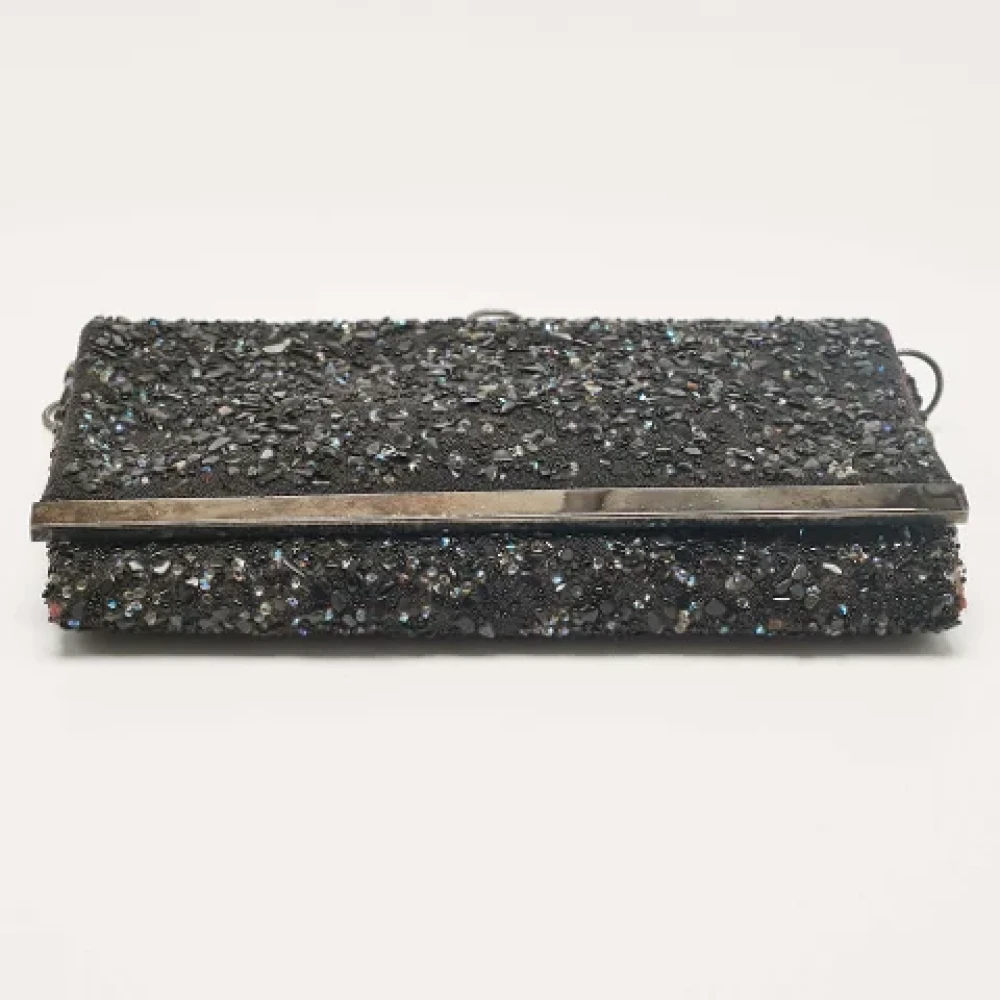 Carolina Herrera Pre-owned Fabric clutches Black Dames