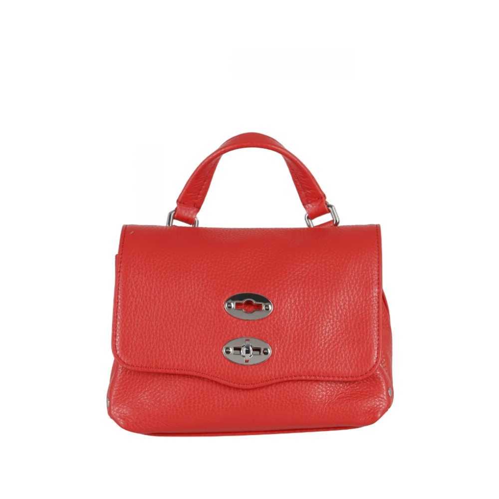 Zanellato Dagelijkse Messenger Tas met Metalen Accenten Red Dames