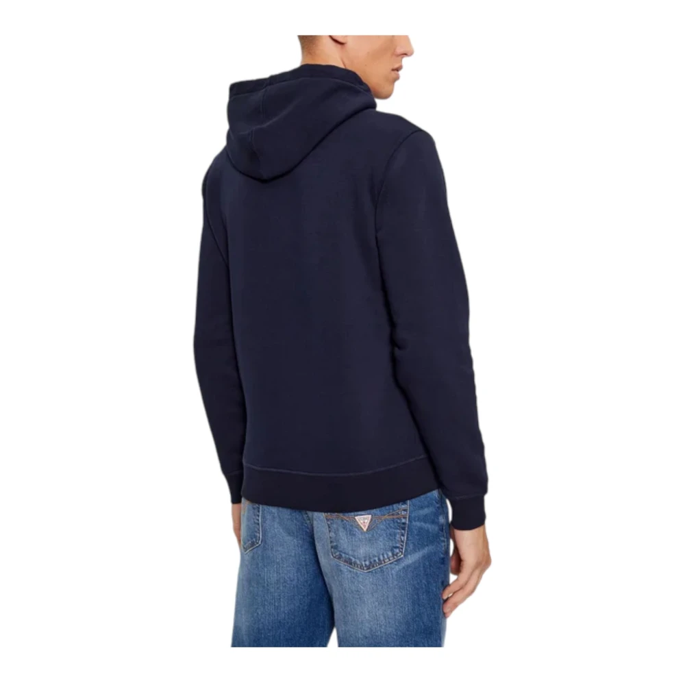 Guess Hoodie Blue Heren