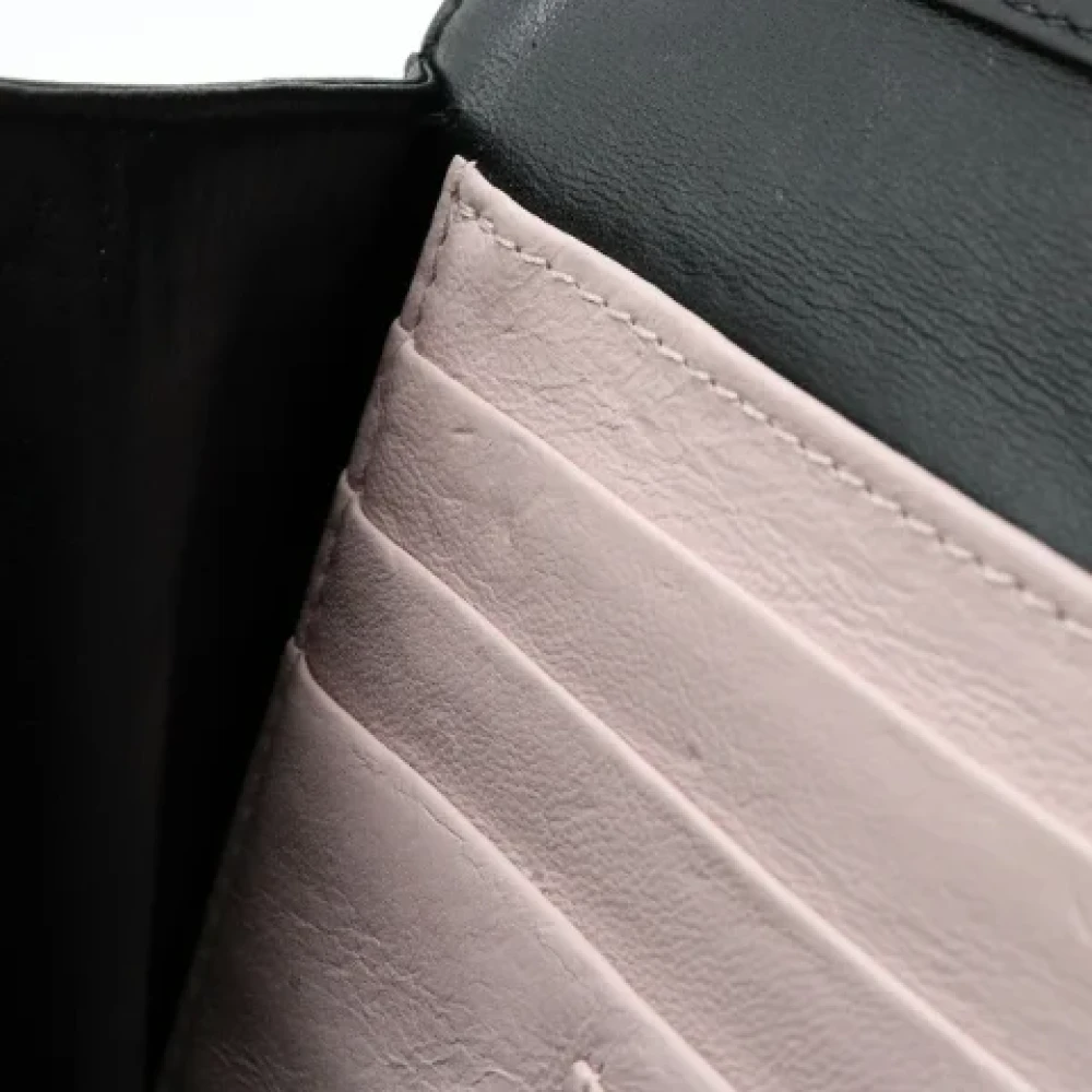 Dior Vintage Pre-owned Leather dior-bags Black Dames