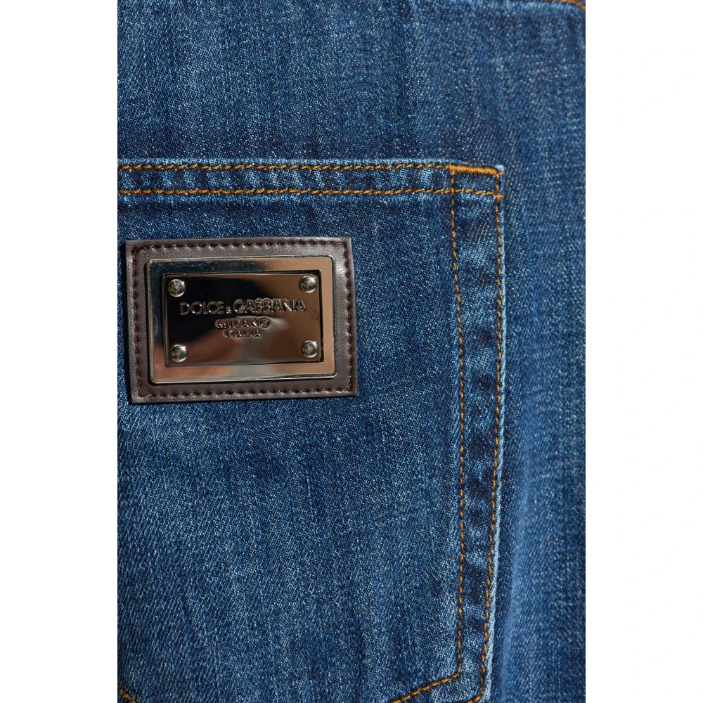 Dolce & Gabbana Klassiek type jeans Blue Heren