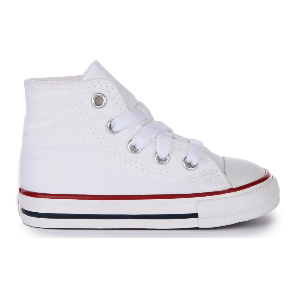 Converse Unisex Kids White Kids Sneakers, 20 Eu, Classic Canvas High Top Trainers