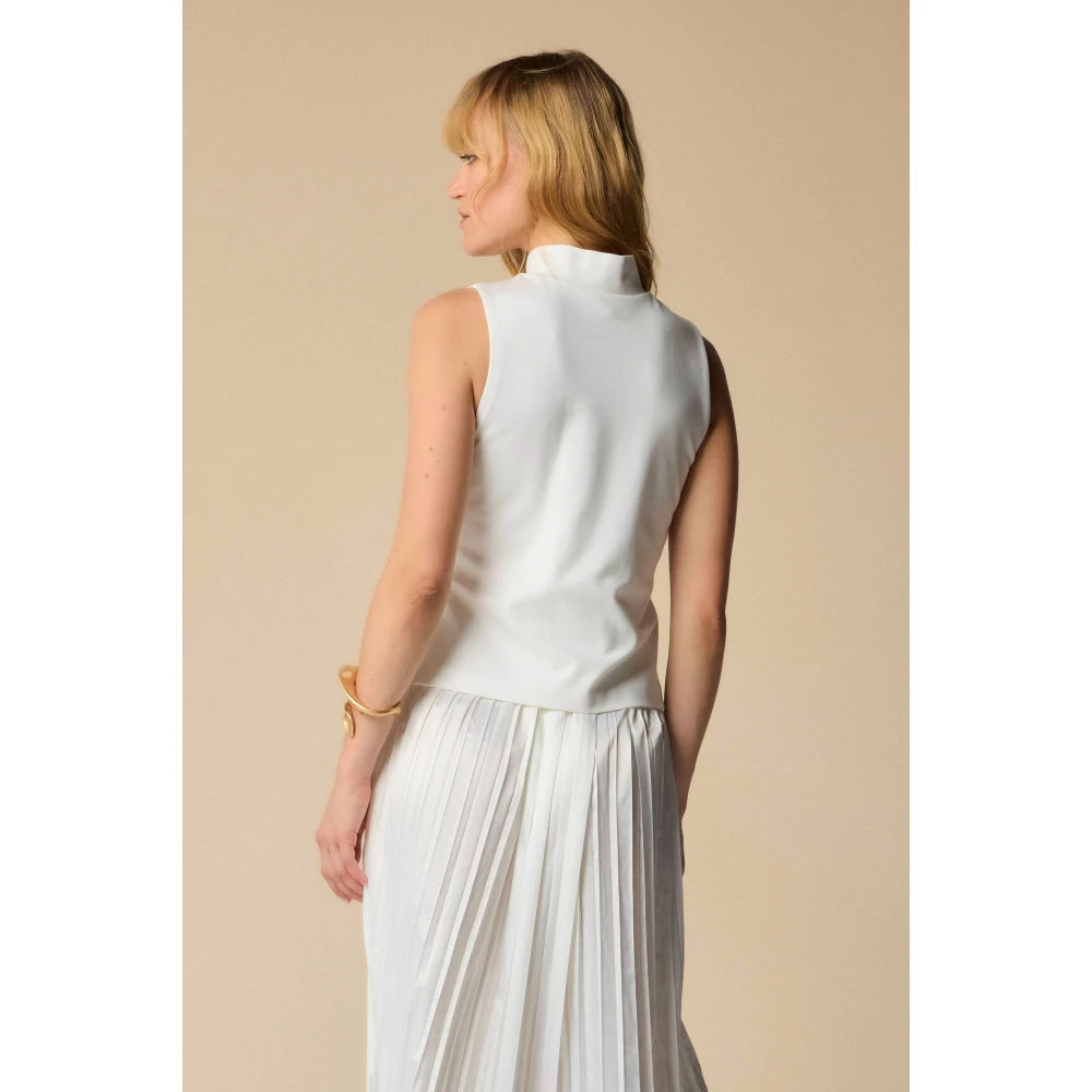 Kocca Elegante Midi Jurken voor Vrouwen White Dames