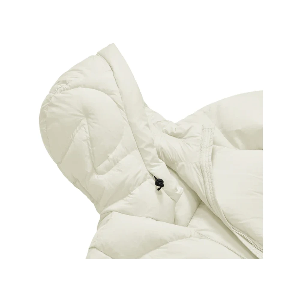 Invicta Korte Puffy Hoodie Jas White Dames