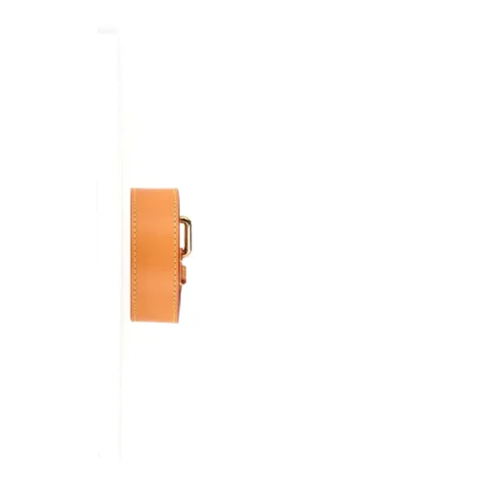 Louis Vuitton Vintage Pre-owned Leather belts Beige Dames