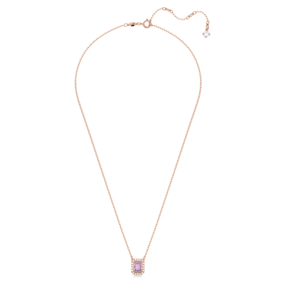 Swarovski Women's Yellow Millenia Octagon-Cut Necklace