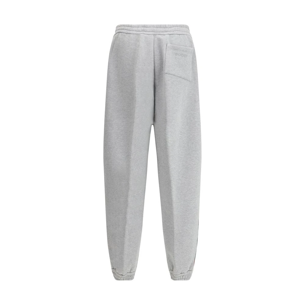 Gucci Kleurrijke joggingbroek met zijstreep Gray Heren