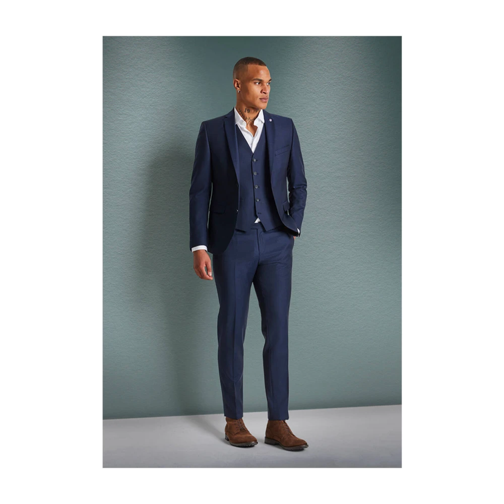 Club Of Gents CG Cedric Broek Blue Heren