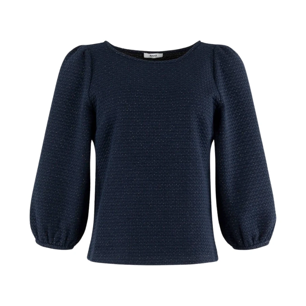 Anna Van Toor Stijlvolle Sweatshirt 43a04-03731 Blue Dames